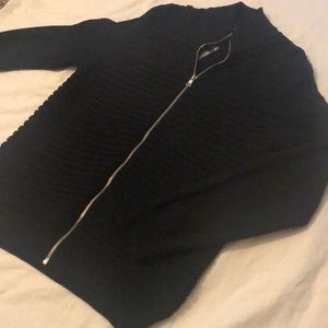 Stylish Design Sweater Deep Black from INC
